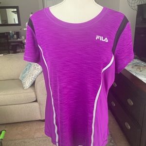 💜SOLD💜 FILA SPORT Womens Purple Top Sz XL